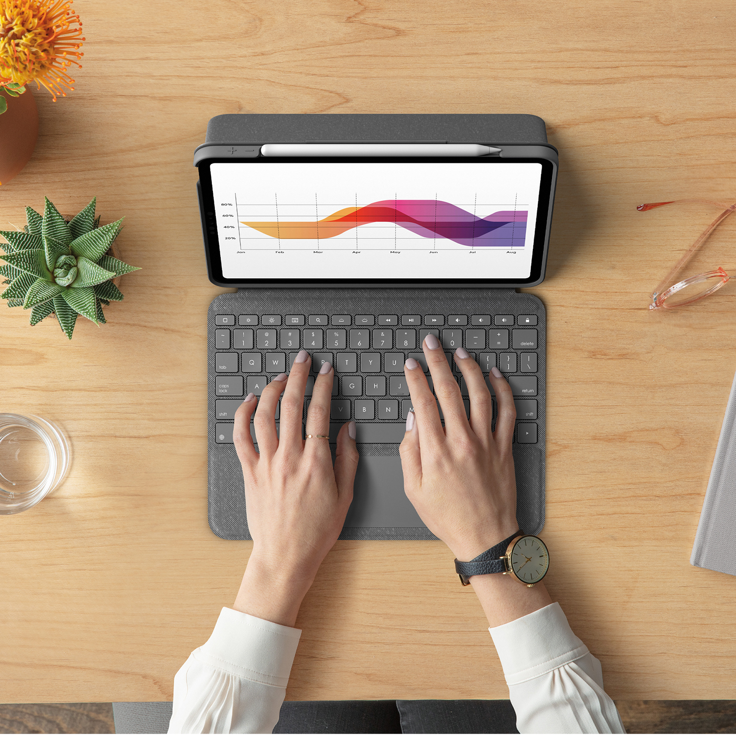 LOGITECH Folio Touch voor iPad Air (4e & 5e generatie) | MediaMarkt