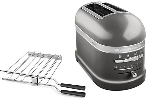 KITCHEN AID 5KMT2204EGR Toaster (Imperial Grey, 1250 Watt, Schlitze: 2)
