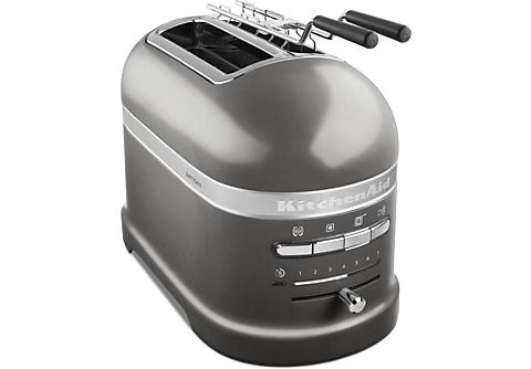KITCHEN AID 5KMT2204EGR Toaster (Imperial Grey, 1250 Watt, Schlitze: 2)
