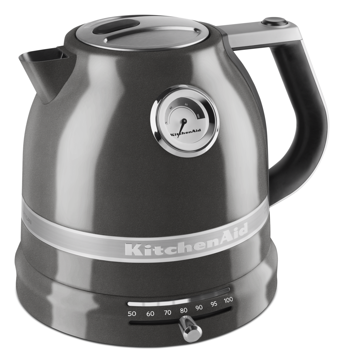KITCHEN AID 5KEK1522EGR Imperial Grey Wasserkocher (Imperial Grey, 1.5 Liter, 2400 Watt)