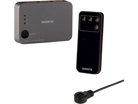 MARMITEK Connect 310 UHD 2.0 - Commutateur HDMI (Argent)
