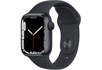 APPLE Watch Series 7 GPS 41mm Gece Yarısı Alüminyum Kasa ve Spor Kordon