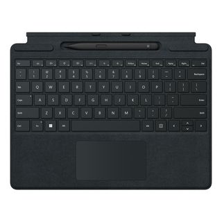 MICROSOFT Surface Pro Signature Keyboard with Slim Pen 2 - Tastatur mit Stift (Schwarz)