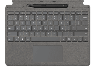 MICROSOFT Surface Pro Signature Keyboard with Slim Pen 2 - Tastiera con penna (Platino)