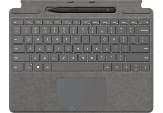 MICROSOFT Surface Pro Signature Keyboard with Slim Pen 2 - Clavier avec stylet (Platine)
