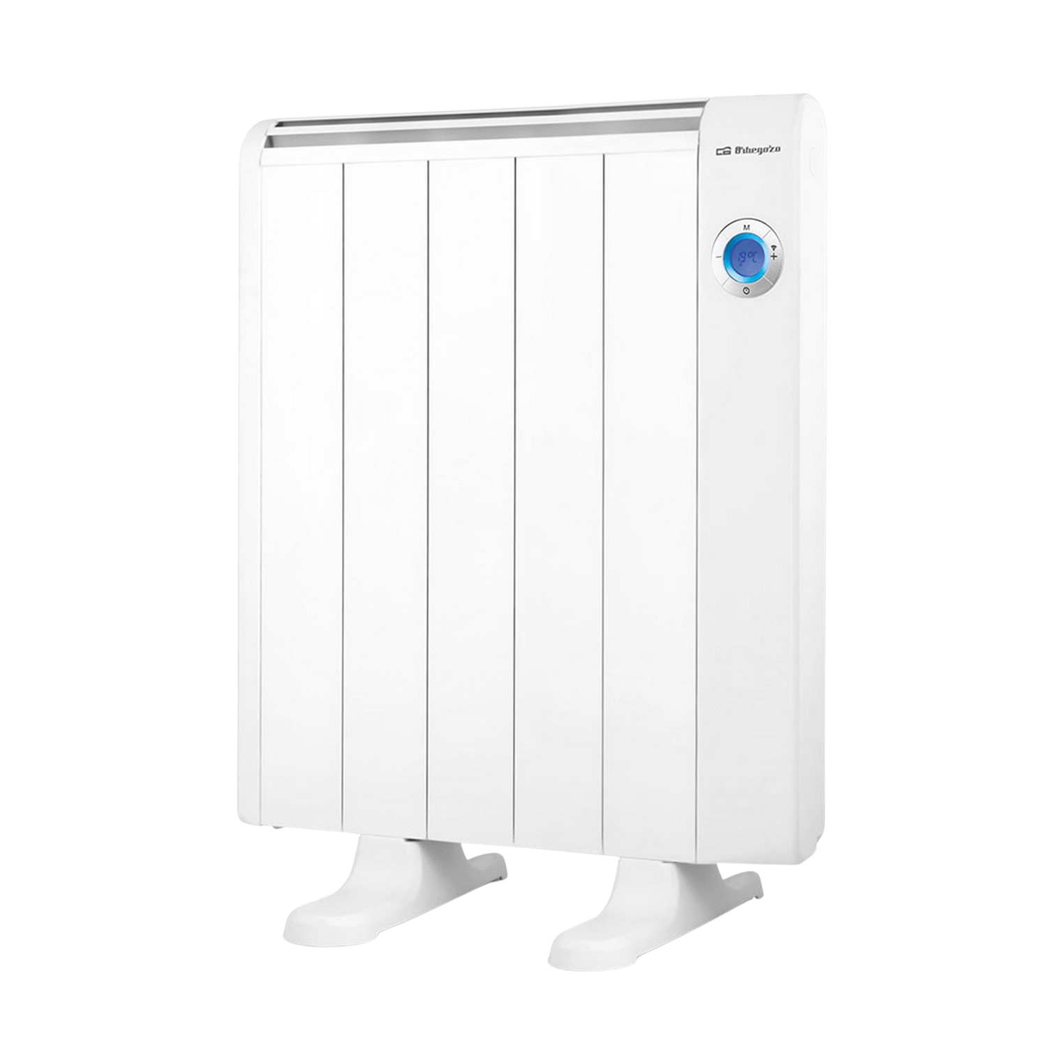 Emisor térmico - Orbegozo RRW 800, 800 W, 5 elementos, 3 niveles, De 7°C a 35°C, Wi-Fi, Blanco