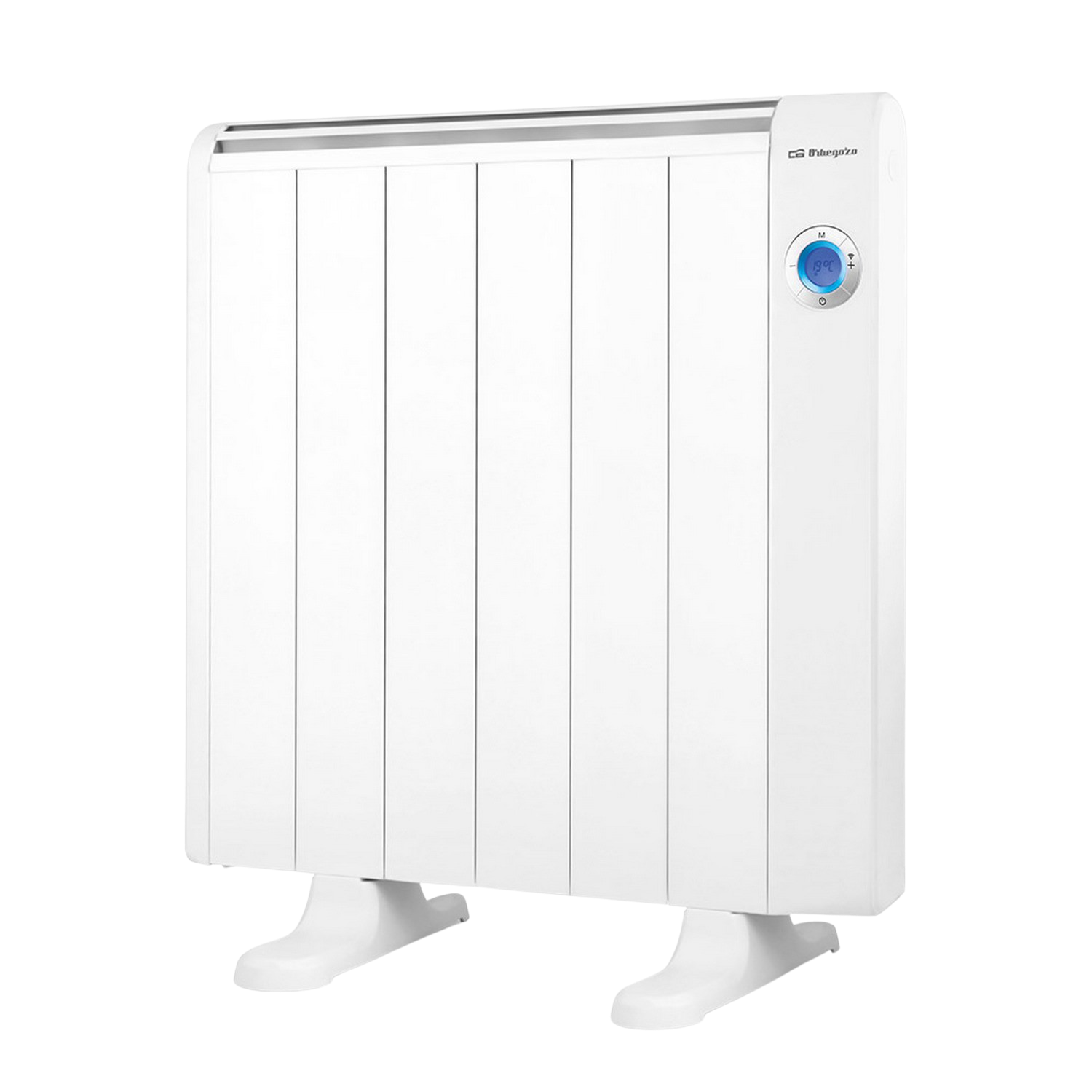 Emisor térmico - Orbegozo RRW 1000, 1000 W, 6 elementos, 3 niveles, De 7°C a 35°C, Wi-Fi, Blanco