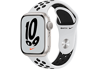 APPLE Watch Nike Series 7 GPS, 41mm Yıldız Işığı Alüminyum Kasa ve Spor Kordon