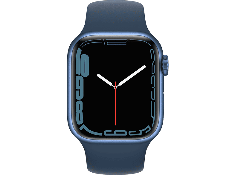 APPLE Watch S7 GPS, 41mm kék alumíniumtok, mély indigókék 