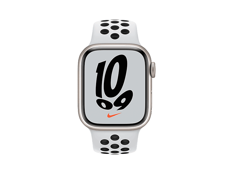 APPLE Watch Nike Series 7 GPS, 41mm Yıldız Işığı Alüminyum Kasa ve
