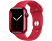 APPLE Watch S7 GPS, 45mm piros alumíniumtok, piros sportszíj (mkn93hc/a)