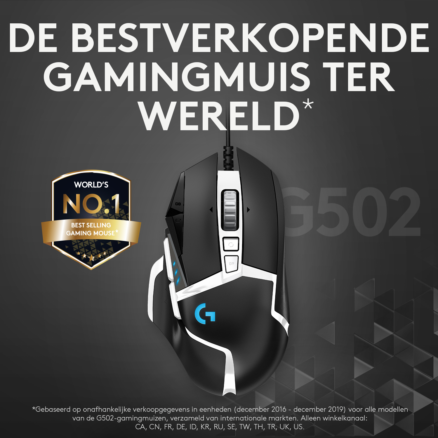 LOGITECH G G502 HERO Gaming-muis Special Edition