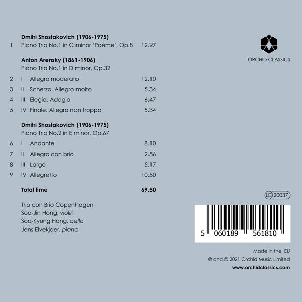 Trio Con Brio Copenhagen - Klaviertrios  - (CD)
