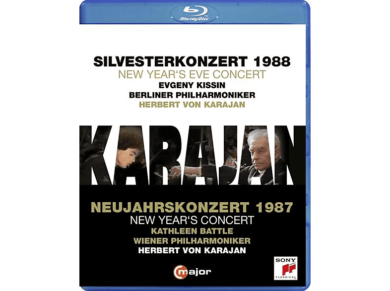 Battle,Kathleen/Kissin,Evgeny/Karajan,Herbert von - Neujahreskonzert 1987 And Silvesterkonzert 1988 - (Blu-ray)
