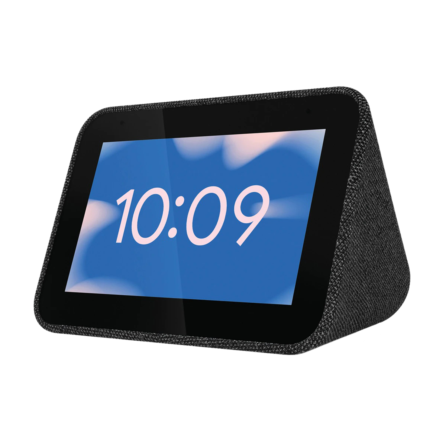 Pantalla Inteligente Lenovo smart clock negro con asistente google reloj despertador assistant wifi bluetooth sonido 6