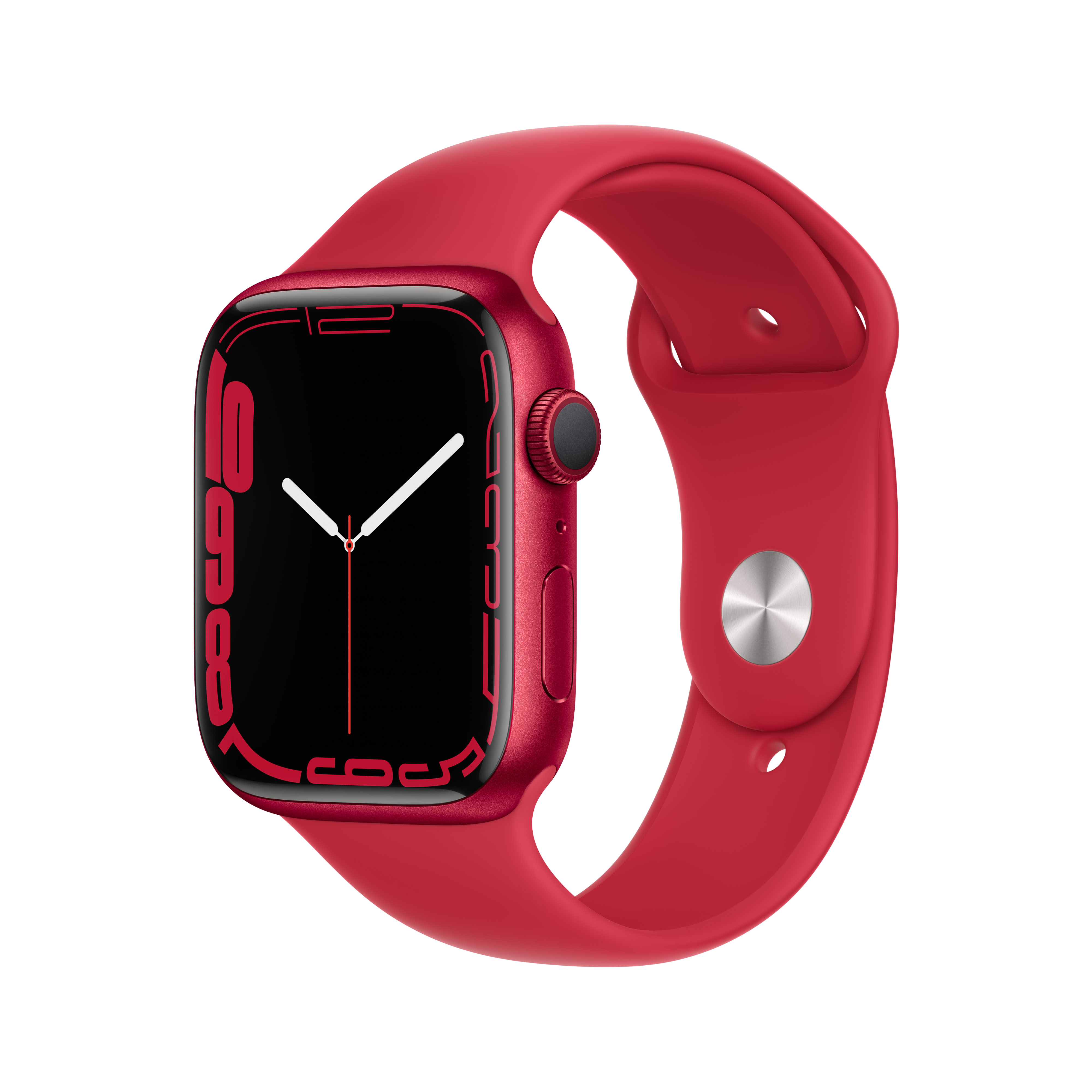 Apple Watch Series 7 gps caja aluminio product red 45 mm correa deportiva talla color 45mm