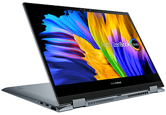 ASUS Zenbook Flip 13 OLED UX363EA-HP575X Intel® Evo™, Convertible mit 13,3 Zoll Display, Intel® Core™ i5 Prozessor, 16 GB RAM, 512 GB SSD, Intel Iris Xe Graphics, Grau