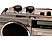 SOUNDMASTER SRR70TI - Enregistreur radio cassettes rétro (DAB+, FM, Argent)