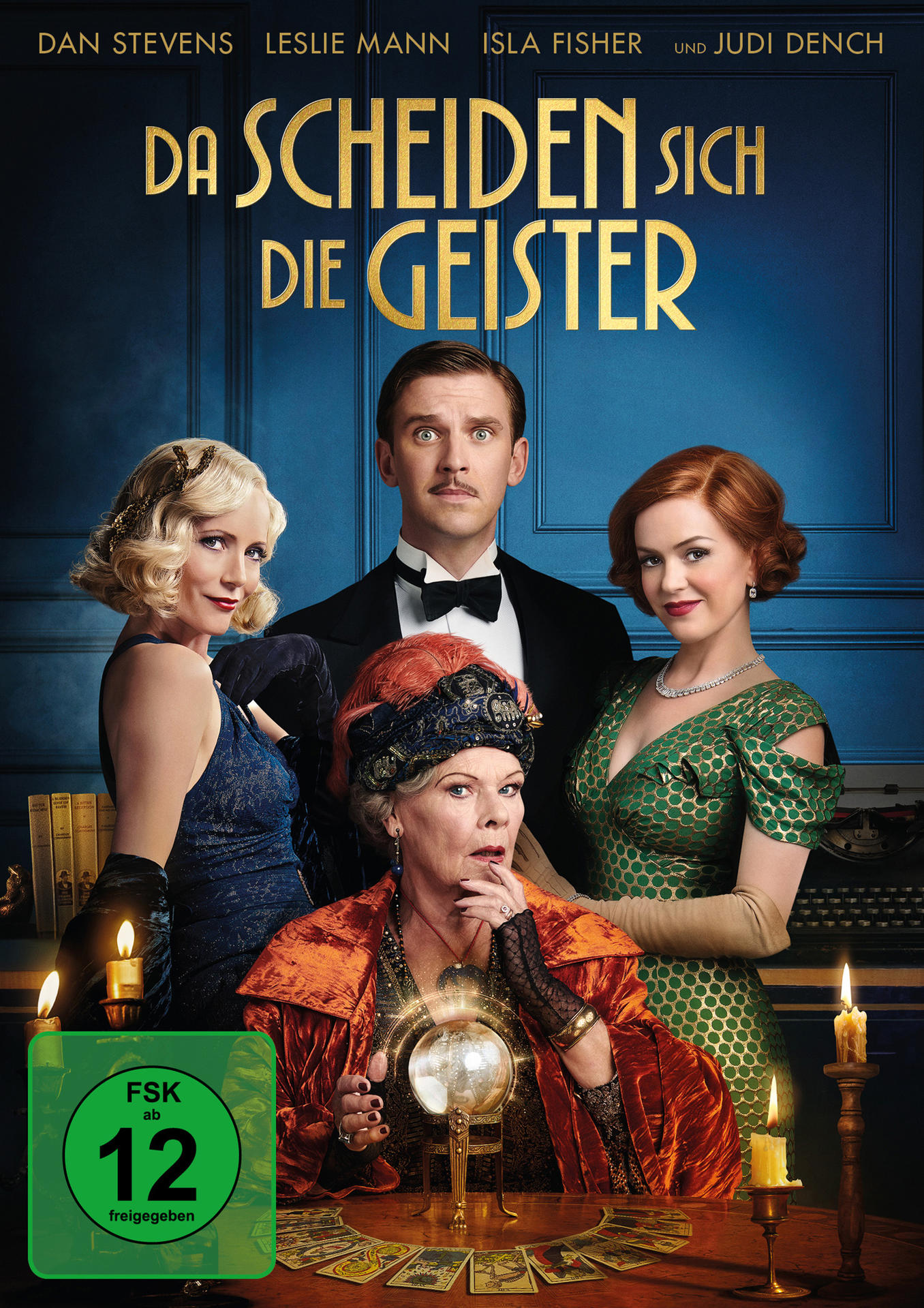 Filmposter mit Personen in einem Raum. Titel ist 'Da Scheiden sich die Geister'.