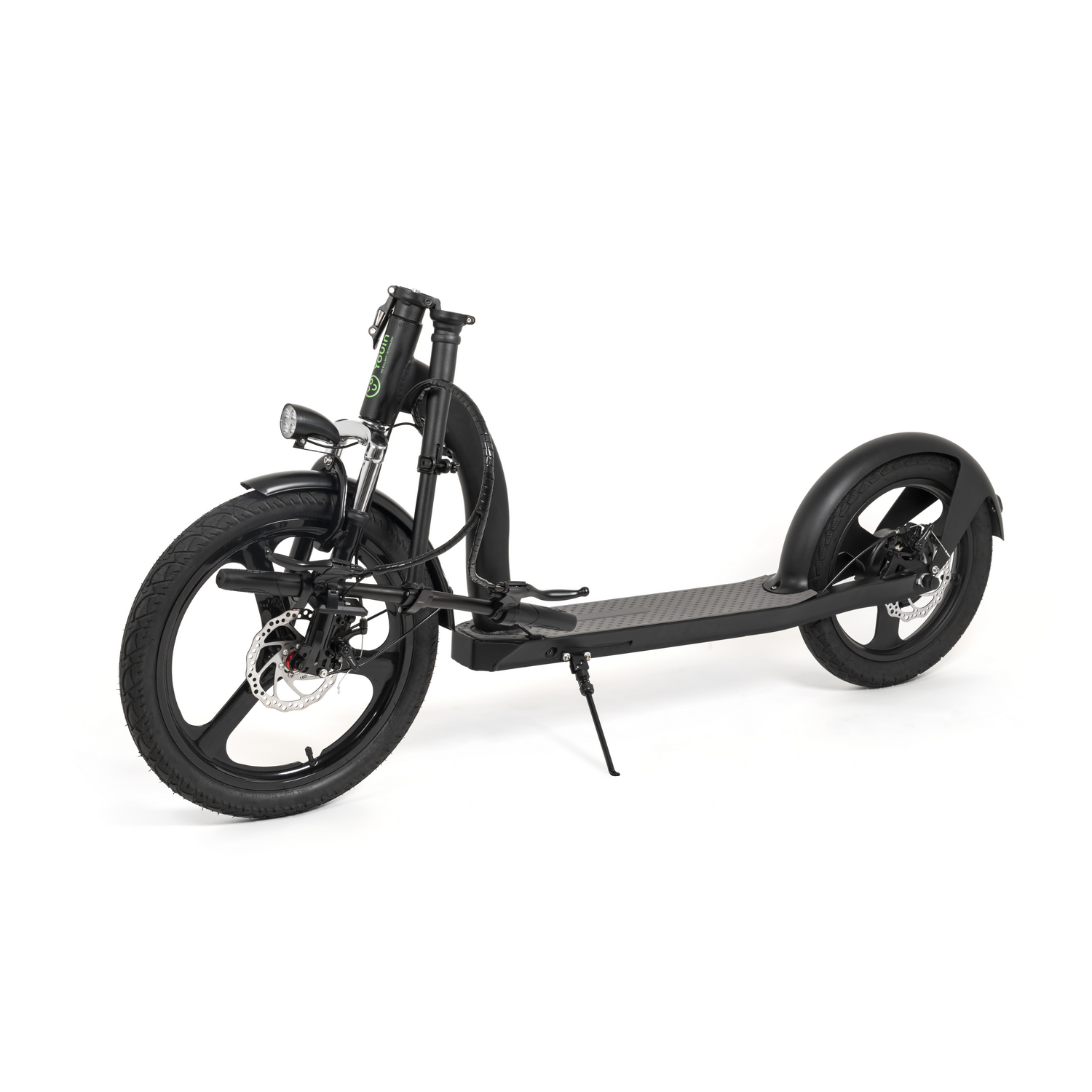 Patinete eléctrico - Youin You-Go 2XL, 20" Delantera, 16" Trasera, 350 W, Hasta 120 kg, 25 km/h, Negro