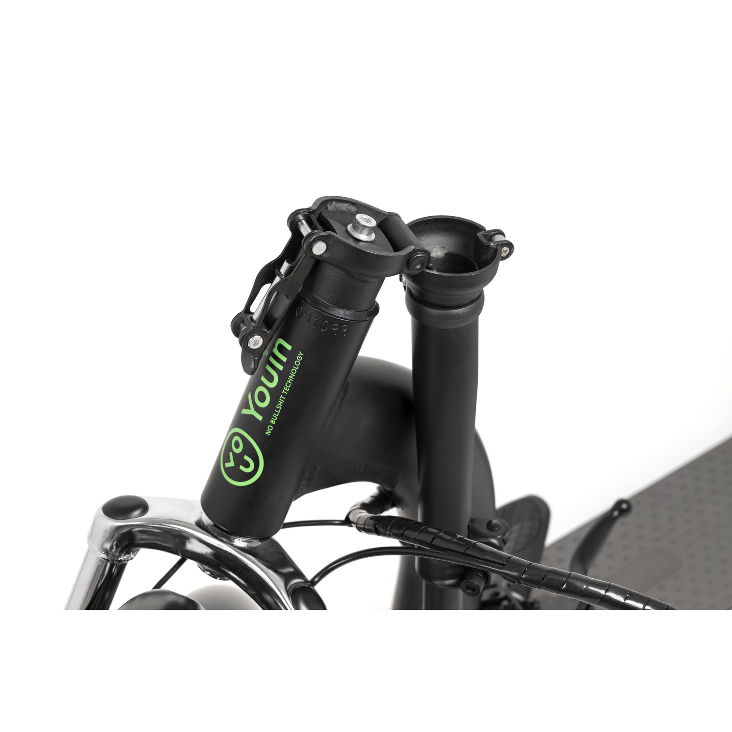 Patinete eléctrico - Youin You-Go 2XL, 20" Delantera, 16" Trasera, 350 W, Hasta 120 kg, 25 km/h, Negro