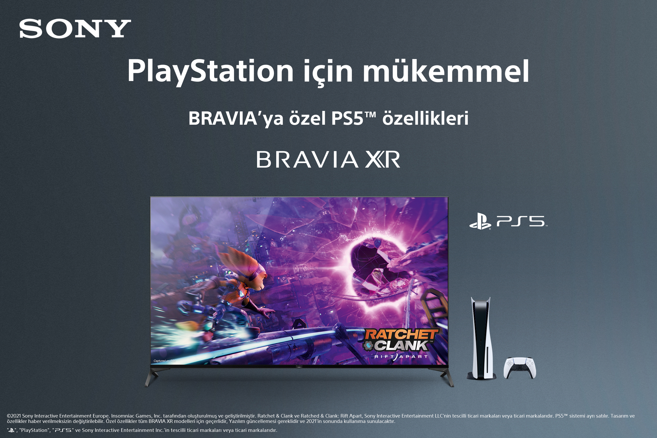 SONY BRAVIA XR77A80J 77'' 195 Ekran Uydu Alıcılı Google Smart 4K Ultra HD OLED TV