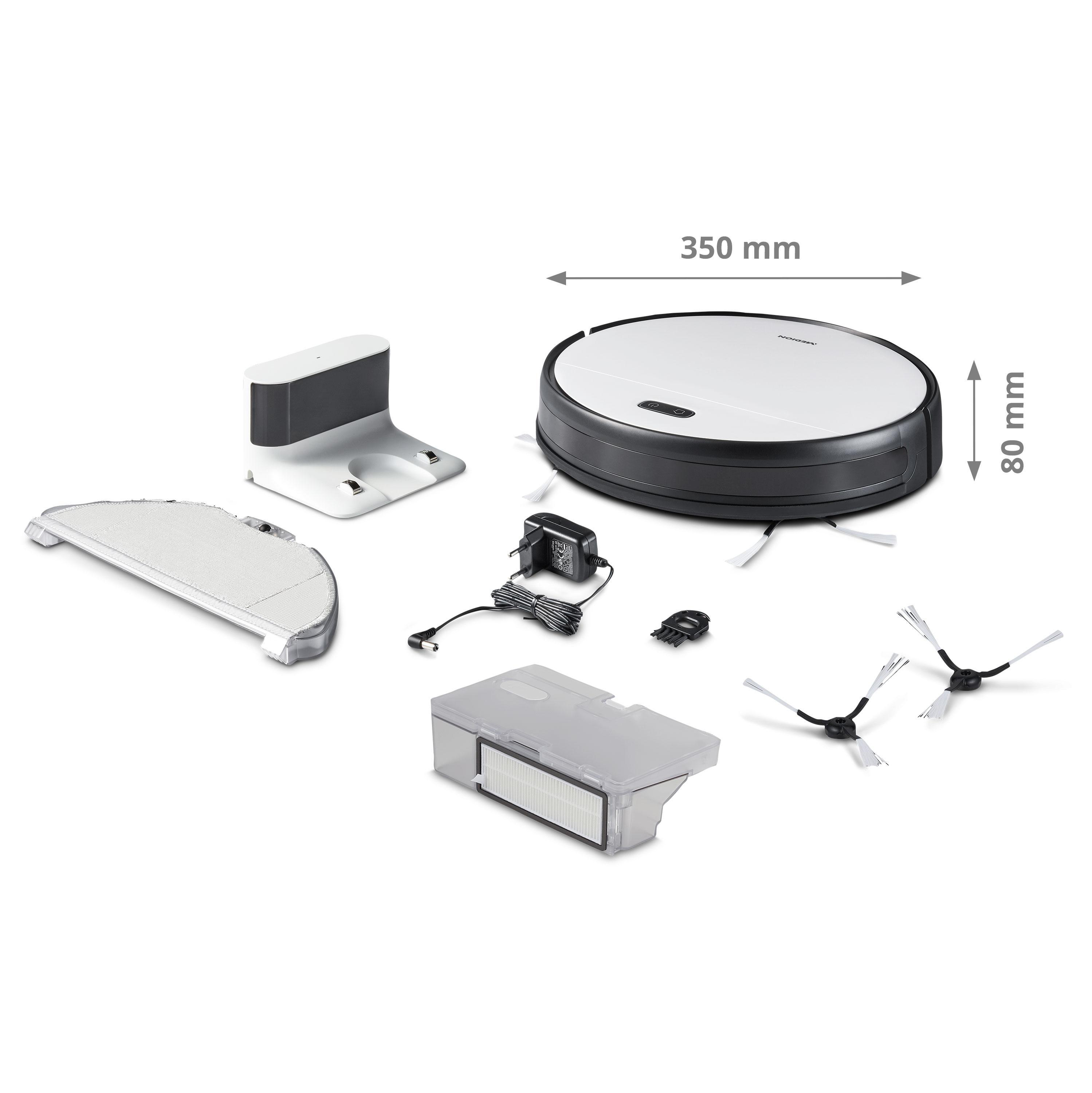 Smartphone mit gebogenem Bildschirm, silbernem Rahmen und Frontkamera.