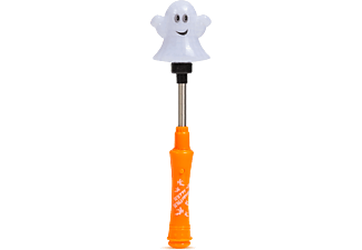 FAMILY HALLOWEEN 58112B Halloween-i LED lámpa - rugós szellem - elemes
