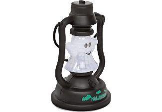 FAMILY HALLOWEEN 58114B Halloween-i LED lámpa kacagás hangeffekttel - szellem - elemes