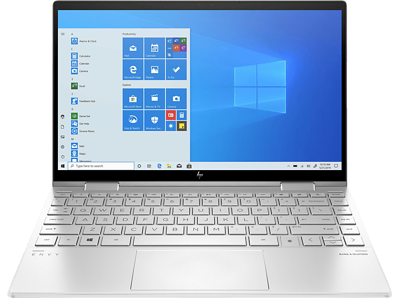 Palmrest Argentato Con Tastiera Retroilluminata Per HP Envy X360 13M-BD1033DXUMA – Codice M82698-001, Nuovo