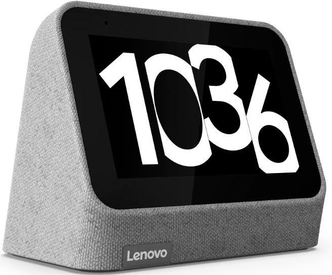 LENOVO Réveil Smart Clock 2 Gris chiné (ZA970003SE)