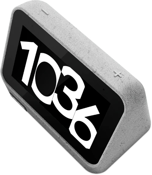 LENOVO Réveil Smart Clock 2 Gris chiné (ZA970003SE)