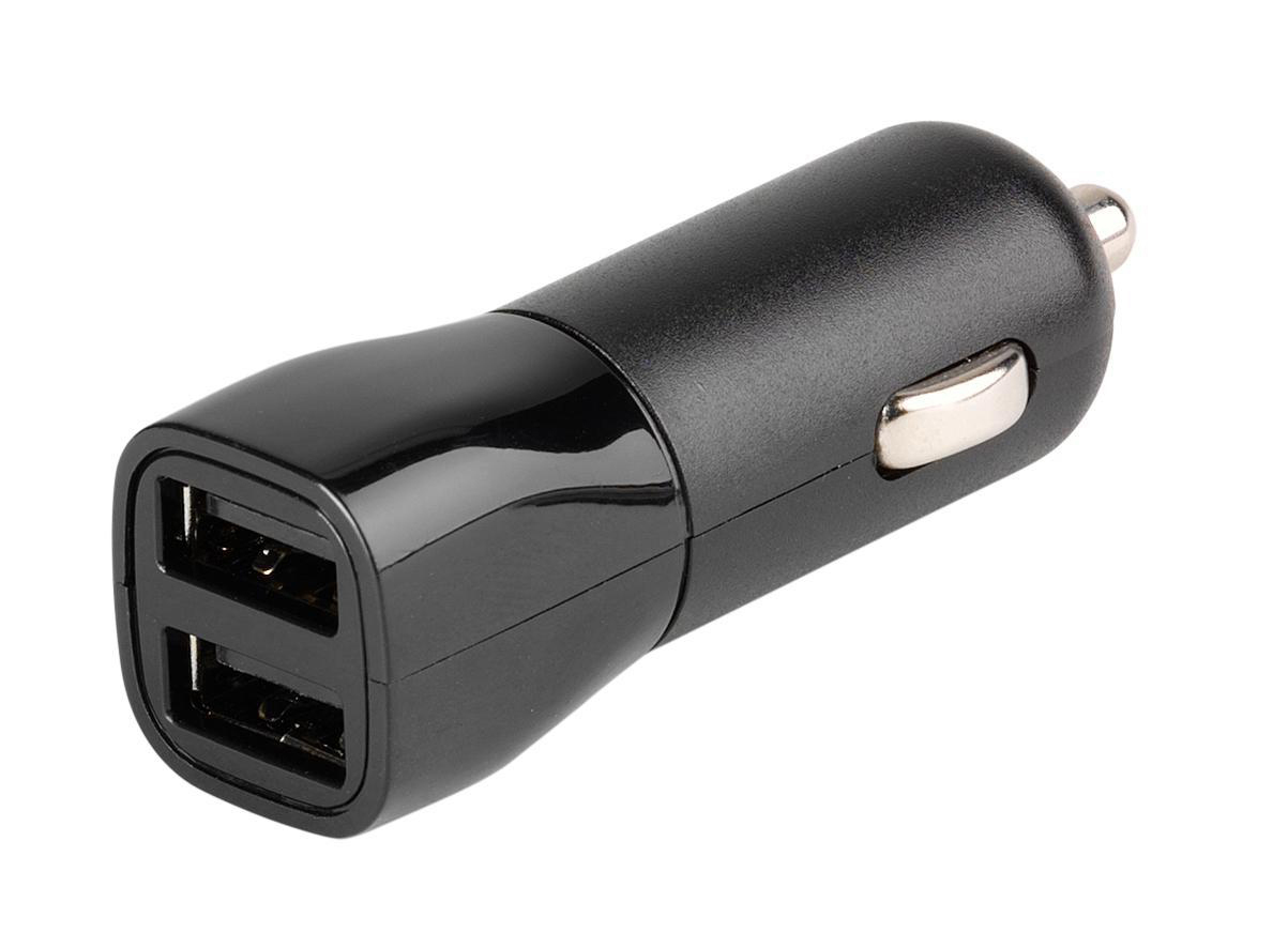17 VIVANCO USB Fast Dual Kfz-Ladegerät universal Charger, 2 Ports Watt, Car Schwarz