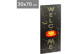 FAMILY HALLOWEEN 58402 LED-es fali kép - Halloween - 10 sárga LED - 30 x 70 cm