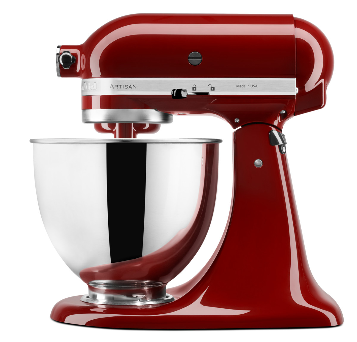 KITCHEN AID 5KSM125EGC Artisan Küchenmaschine mit kippbarem Motorkopf Cinnamon (Rührschüsselkapazität: 4,8 l, 300 Watt)