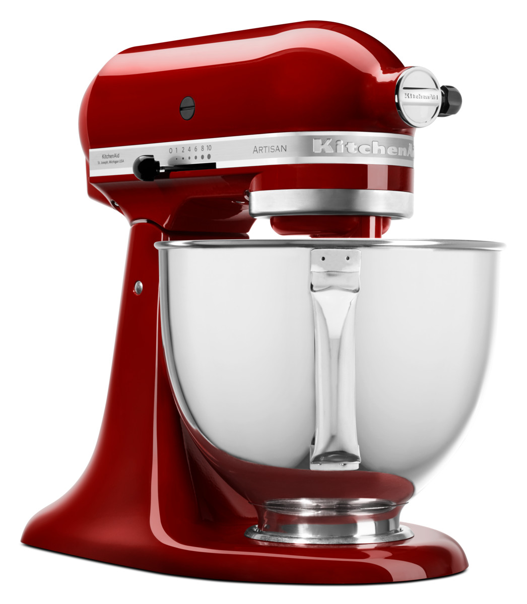 KITCHEN AID 5KSM125EGC Artisan Küchenmaschine mit kippbarem Motorkopf Cinnamon (Rührschüsselkapazität: 4,8 l, 300 Watt)