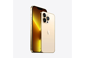 Apple iPhone 13 Pro, Oro, 128 GB, 5G, 6.1" OLED Super Retina XDR ProMotion, Chip A15 Bionic, iOS