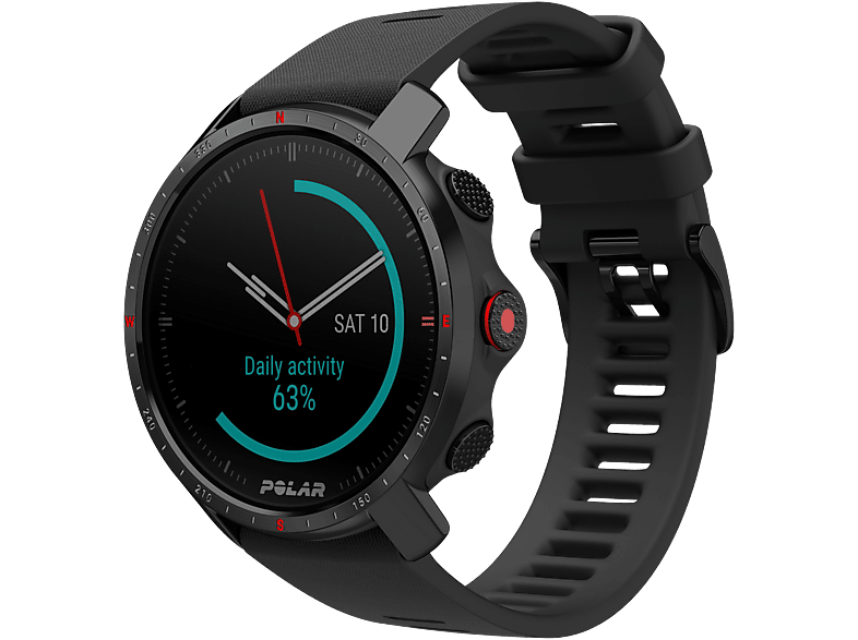 Reloj deportivo  Suunto Race, Negro, 125-175 mm, 1.43 AMOLED, +95 Modos  deporte, Autonomía hasta 26 días