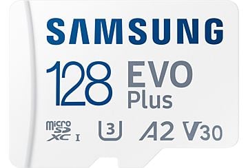 SAMSUNG EVO Plus, Micro-SDXC Speicherkarte, 128 GB, 130 MB/s