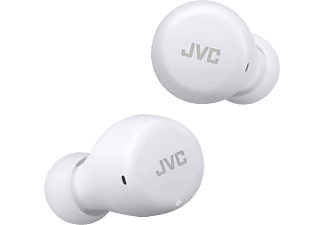 Auriculares inalámbricos | JVC Gumy Mini HA-A5T, True Wireless, 15h autonomía, IPX4, Blanco + Estuche carga
