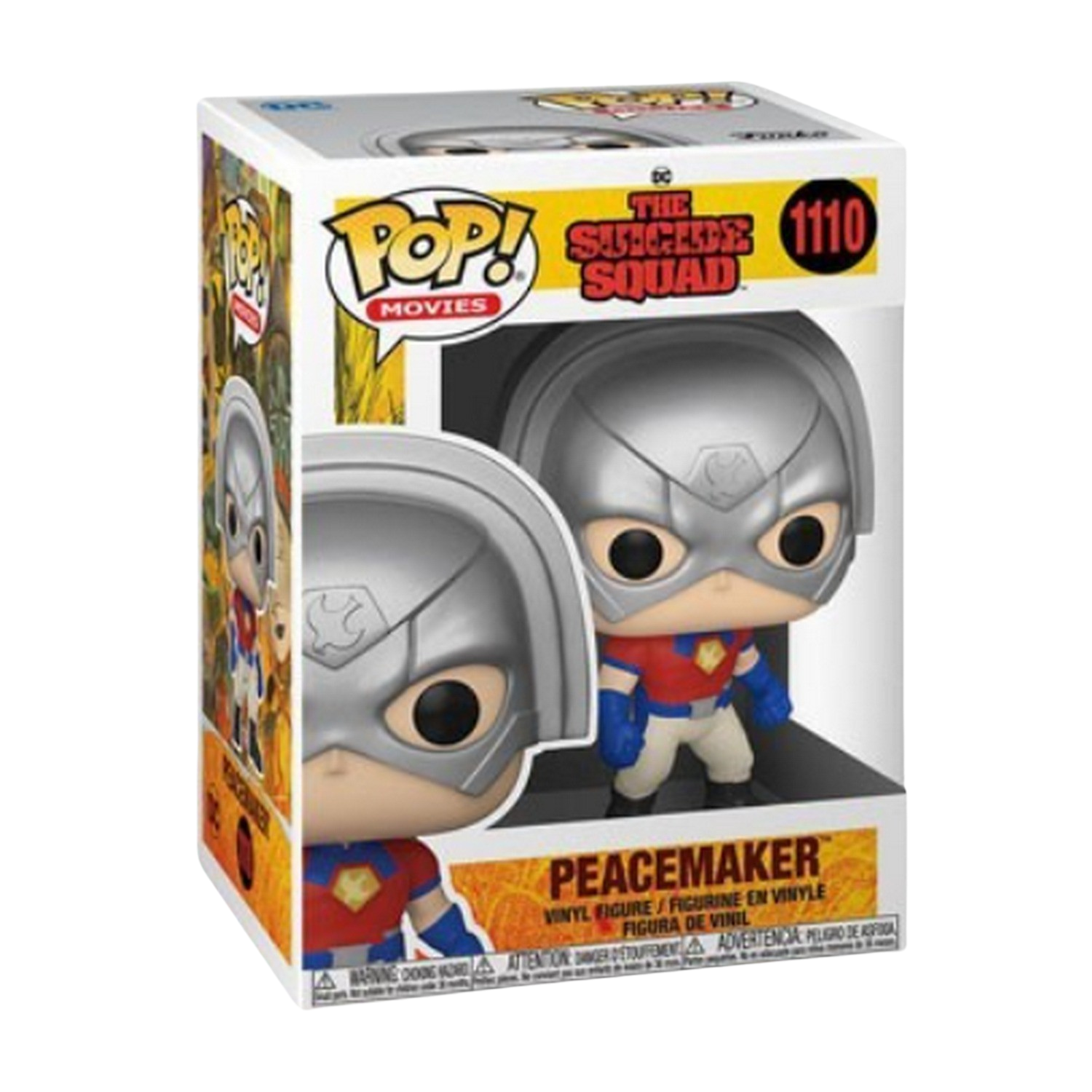 Figura Funko Pop! - Sherwood  Movies: The Suicide Squad - Peacemaker, 9.5 cm, Vinilo, Multicolor