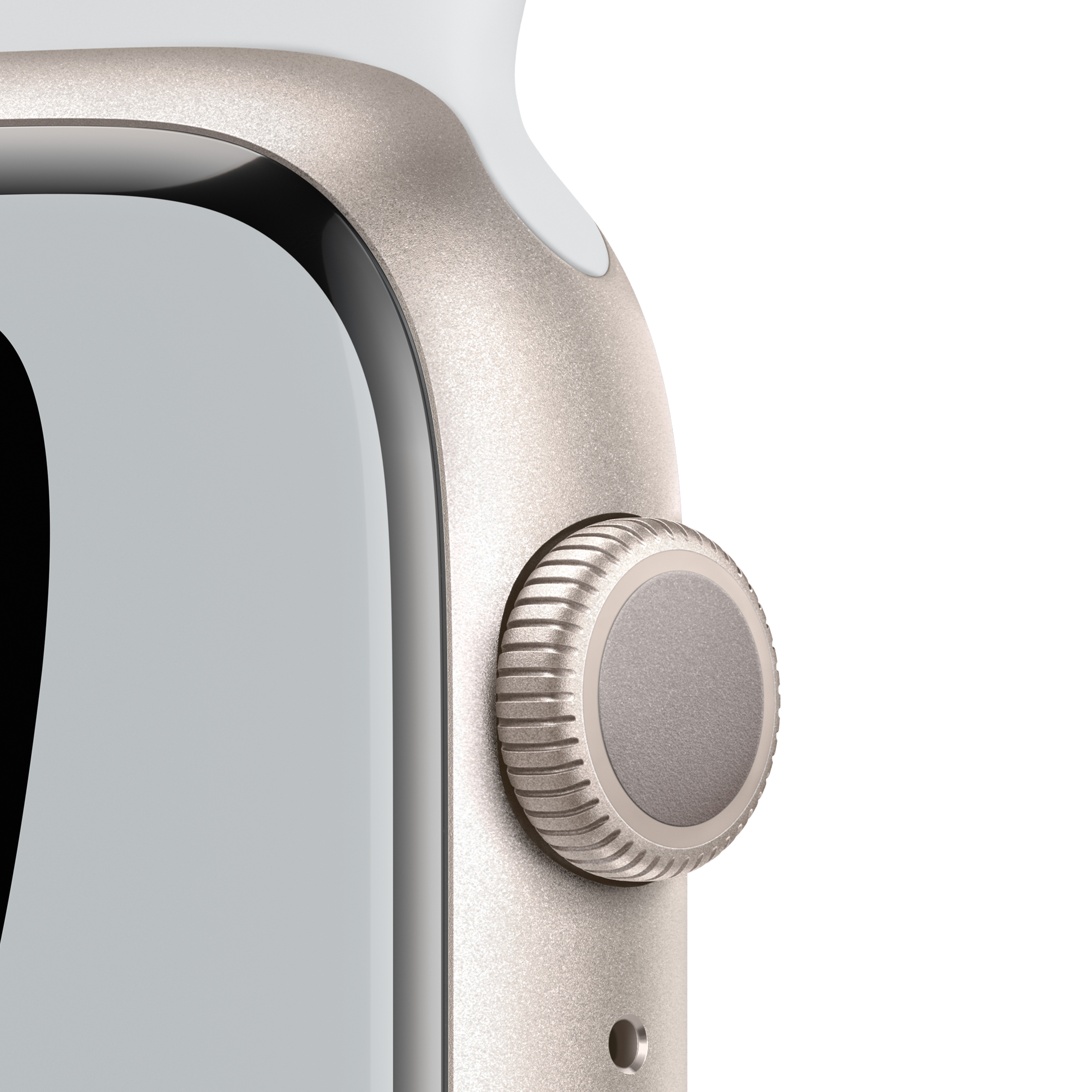 APPLE Watch Nike Series 7 GPS, 45mm Yıldız Işığı Alüminyum Kasa ve