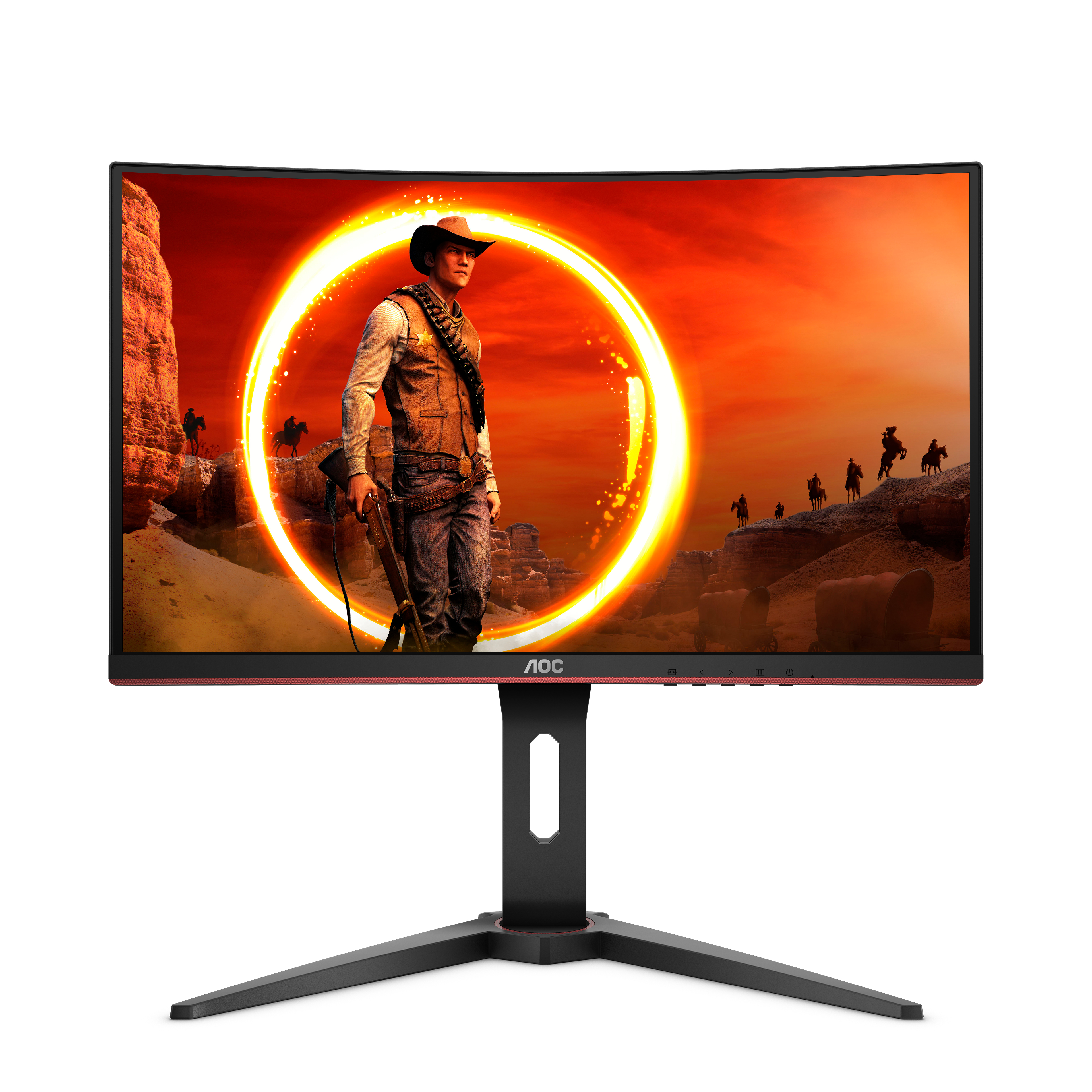 AOC Gaming Monitor C24G1 24" Full-HD (AOC146494) 24 Zoll Gaming Monitor, Full-HD, 1 ms Reaktionszeit, 144 Hz, Schwarz