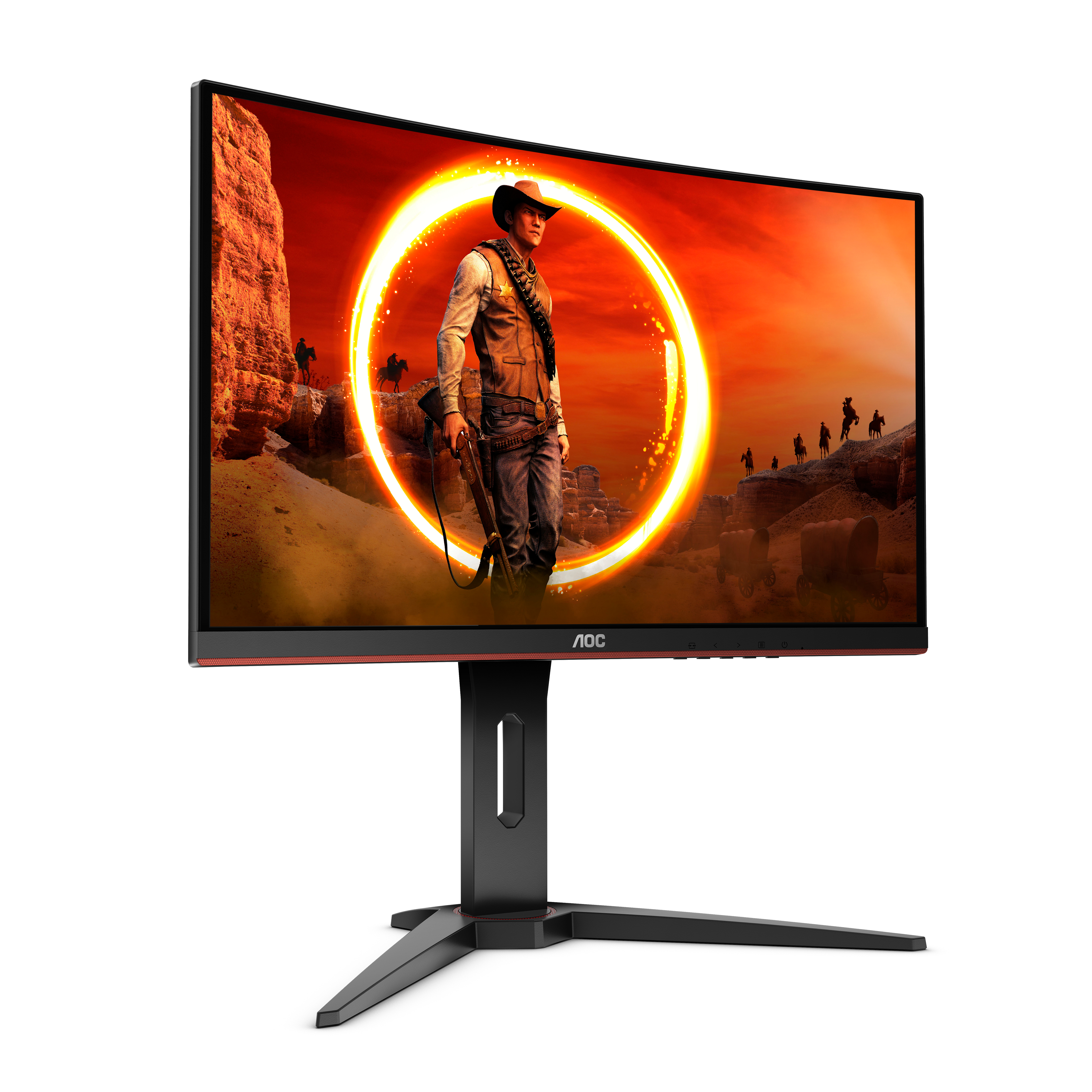 AOC Gaming Monitor C24G1 24" Full-HD (AOC146494) 24 Zoll Gaming Monitor, Full-HD, 1 ms Reaktionszeit, 144 Hz, Schwarz