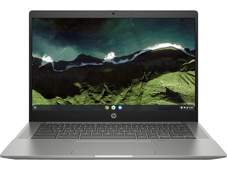 HP Chromebook 14b-nb0335ng, Chromebook, mit OS Prozessor, Chrome Display, 256 Zoll 8 Silber RAM, GB Google Graphics, GB Intel®, UHD Intel® SSD, i3-1115G4 14
