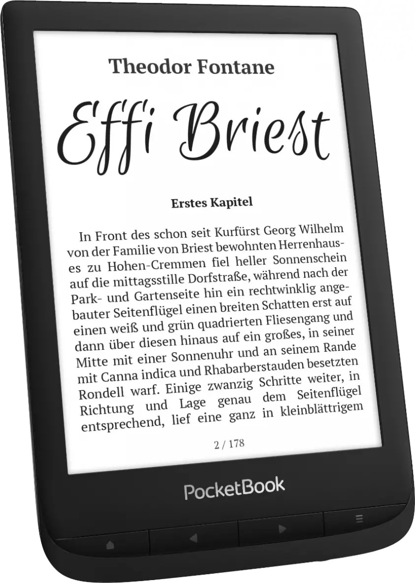 POCKETBOOK E-reader Touch Lux 5 InkBlack (PB628-P-WW)