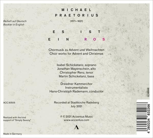 Hans-Christoph Rademann & Dresdner Kammerchor - Es ist ein Ros  - (CD)