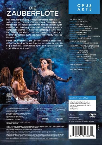 the House/+ Zauberflöte (DVD) Stagg/Peter/Jones/Orch.of Royal - Die Opera -