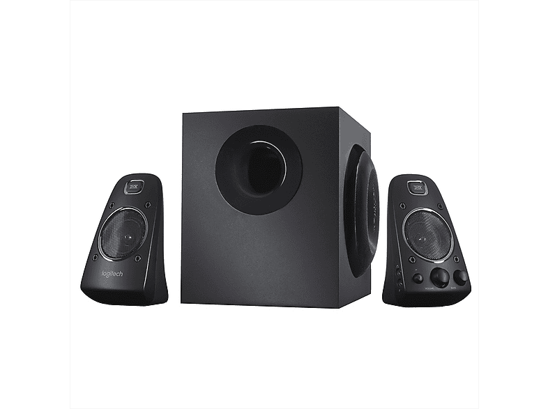 LOGITECH Z623 2.1 Lautsprecher 400W, THX Sound, Schwarz; PC-Lautsprecher — Foto 2 von 5