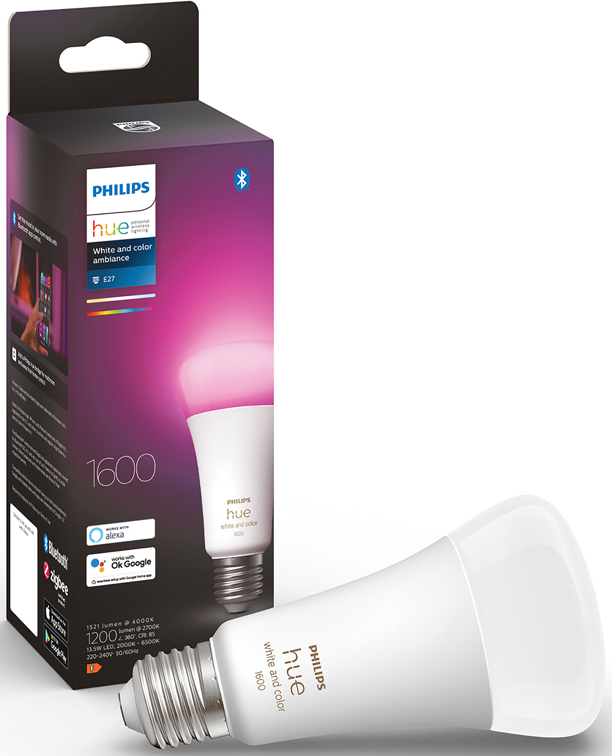 PHILIPS HUE Standaardlamp E27 1600lm WACA